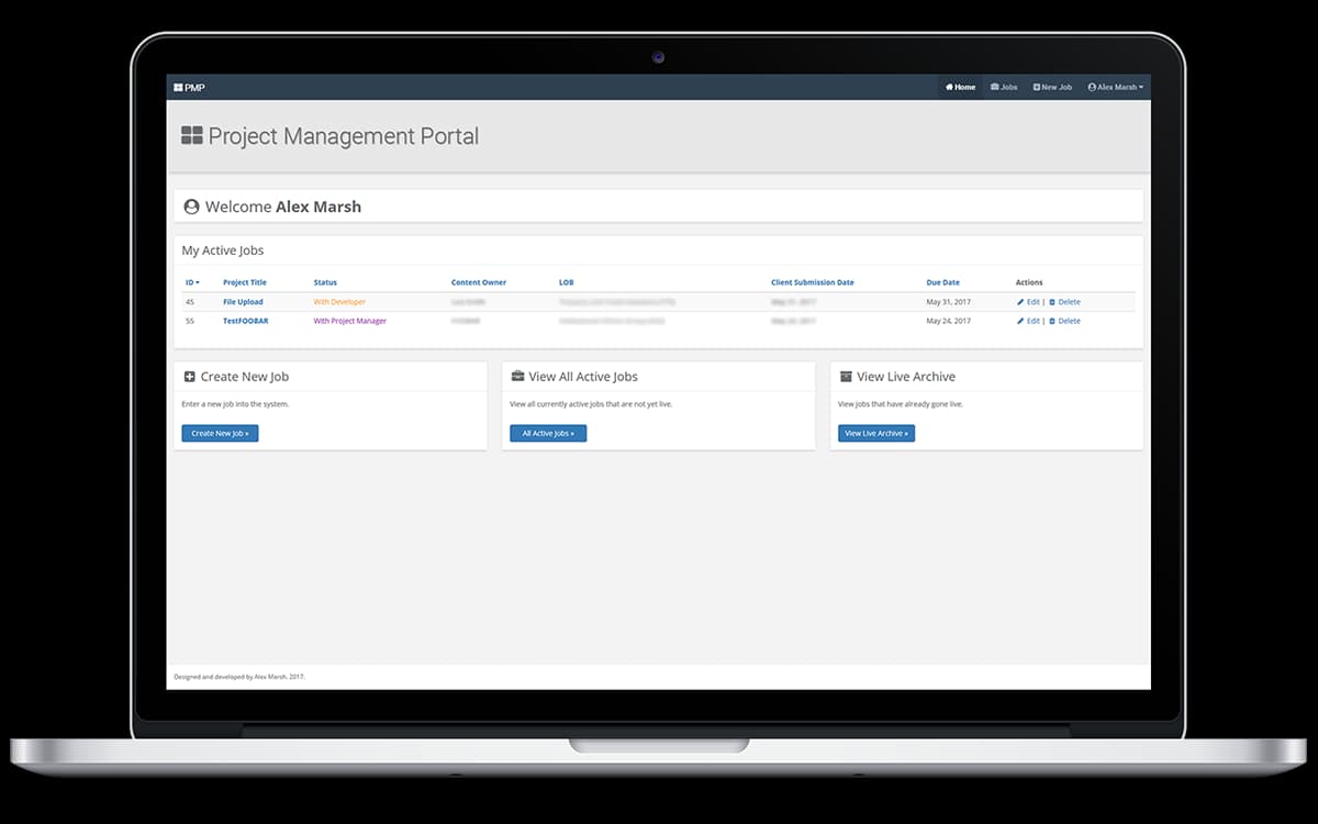 Project Management Portal